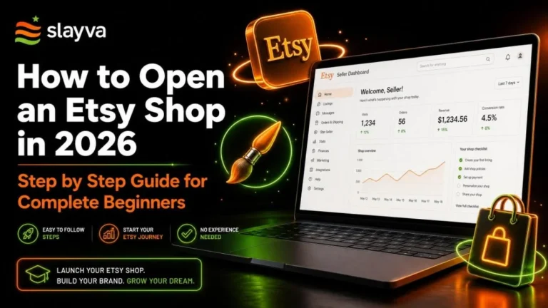 How to open an Etsy shop.