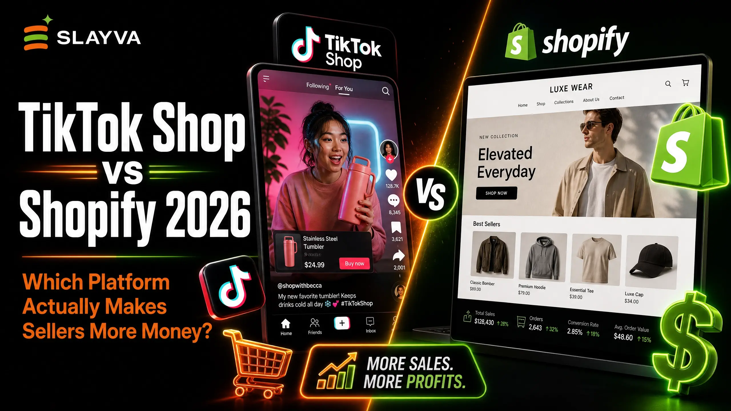 TikTok Shop vs Shopify 2026 platform comparison for new ecommerce sellers