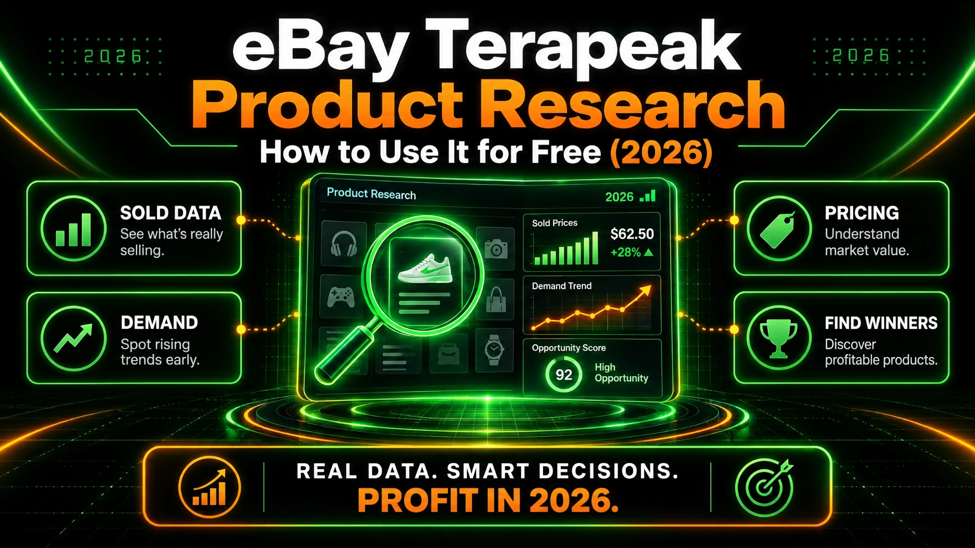 eBay Terapeak Product Research: how to use it for free in 2026