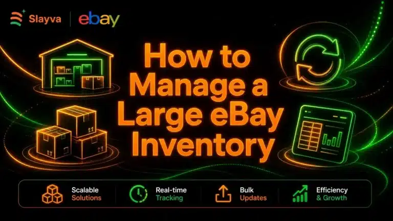 How to manage a large eBay inventory with effective inventory management strategies