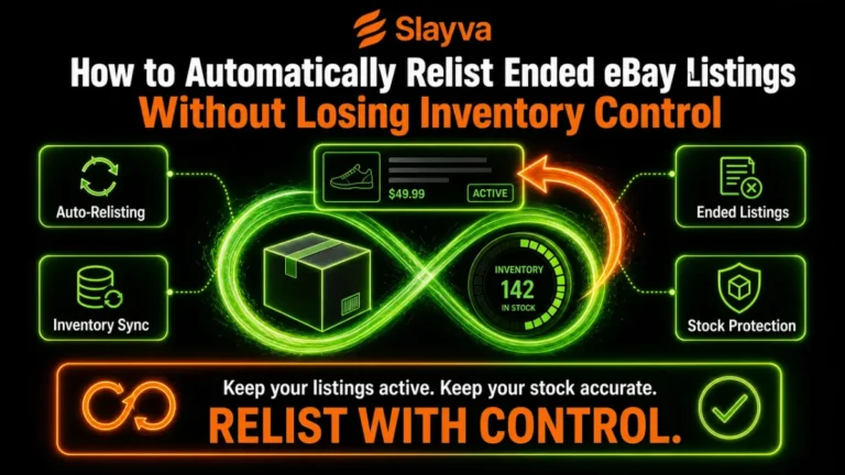 How to automatically relist ended eBay listings while keeping inventory control accurate.