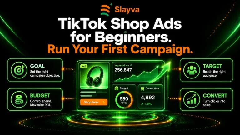 How to run TikTok Shop ads for beginners: campaign goal, target audience, budget and conversions for your first campaign