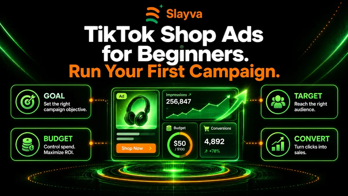 How to run TikTok Shop ads for beginners: campaign goal, target audience, budget and conversions for your first campaign