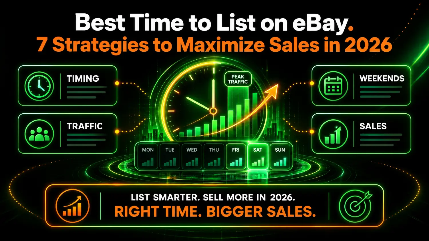 Best time to list on eBay: 7 strategies to maximize sales in 2026, by day and time
