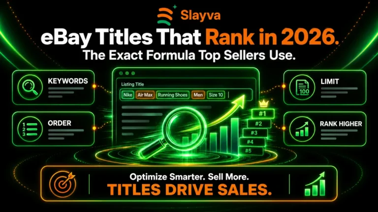 eBay titles that rank in 2026: keywords, word order and title length