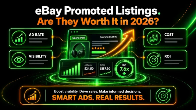 Are eBay promoted listings worth it in 2026? Ad rate, visibility, cost and return
