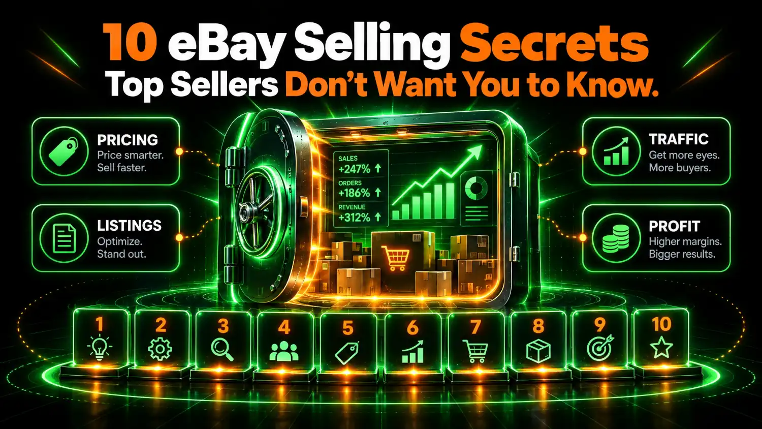 10 eBay selling secrets top sellers use: pricing, listings, traffic and profit