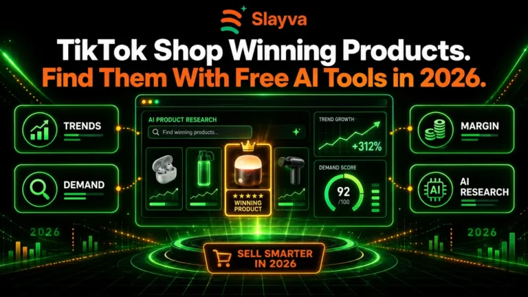 TikTok Shop winning products: find them with free AI tools in 2026 by trends, demand and margin